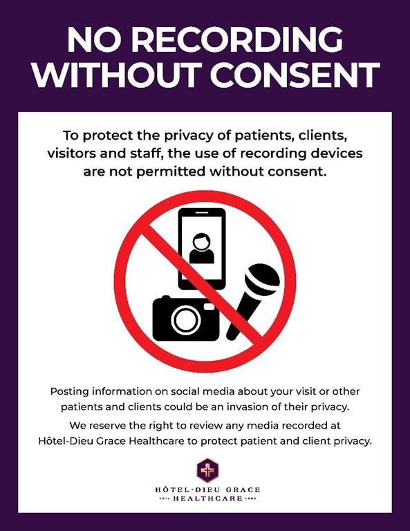 No Recording Without Consent